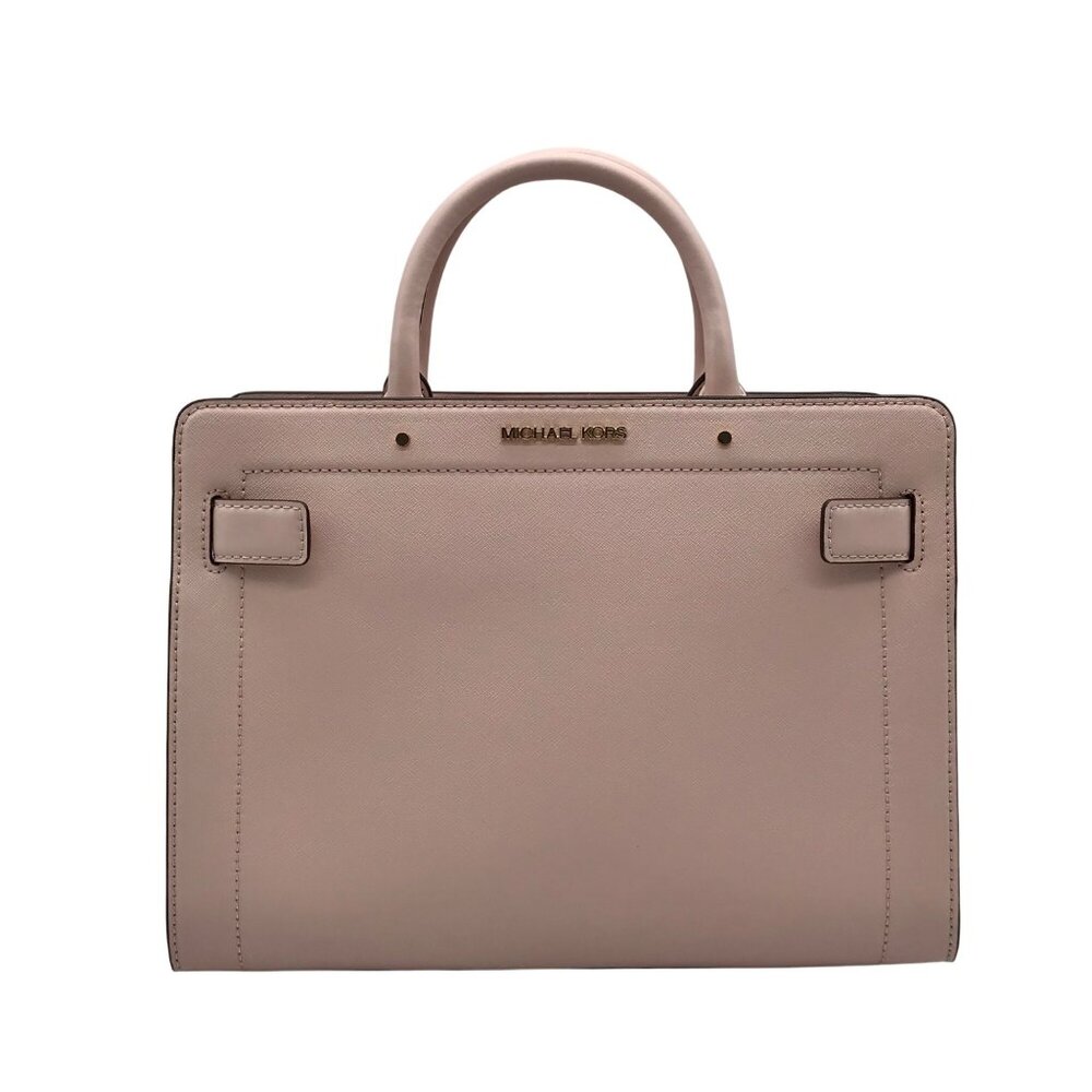 Michael Kors Blush Pink Saffiano Leather Rayne Satchel Bag - Picture 1 of 10